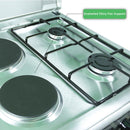 Nobel Gas & Electric Cooker Silver 60X60 2 Gas Burners NGC7222