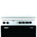 Nobel Gas & Electric Cooker Silver 60X60 2 Gas Burners NGC7222