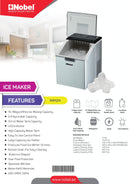 Nobel 2.4 Kgs Icebin Cube Maker NIM24