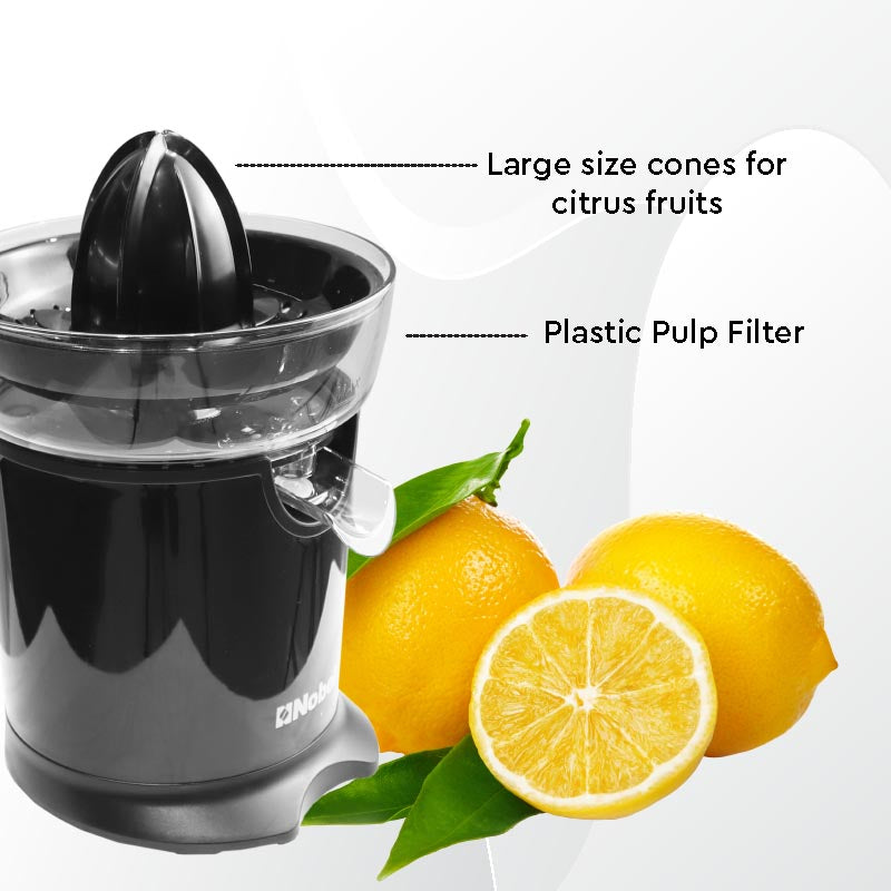Nobel Citrus Plastic Body 100W Plastic Pulp Filter NJ406