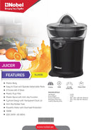 Nobel Citrus Plastic Body 100W Plastic Pulp Filter NJ406