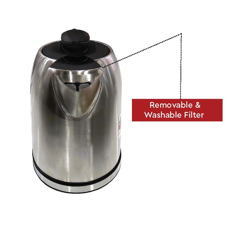 Nobel Kettles Stainless Steel 1.7 Litre Silver Color NK17SS