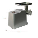 Nobel Meat Grinder Silver 2100W 2 Speed + Reverse Function  NMG3000