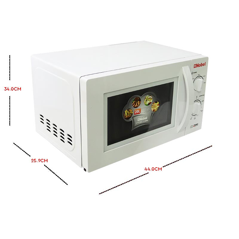 Nobel Microwave Oven White 20 Litres Manual  NMO20