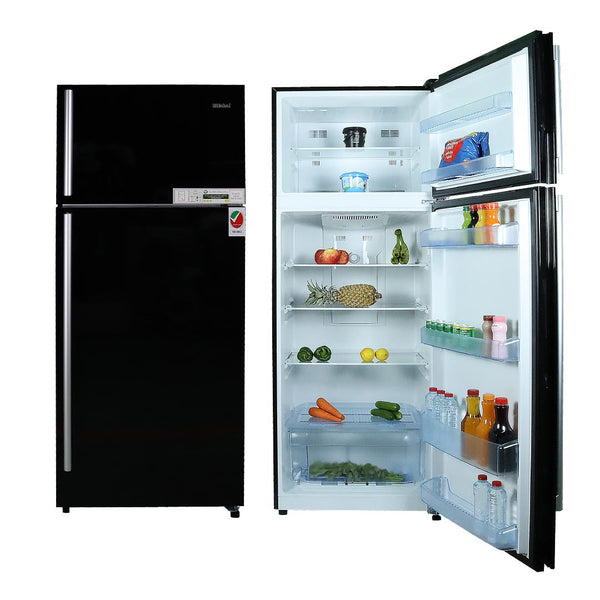 Nobel Refrigerator Double Door Glass Black 498 Ltrs No Frost NR500NF
