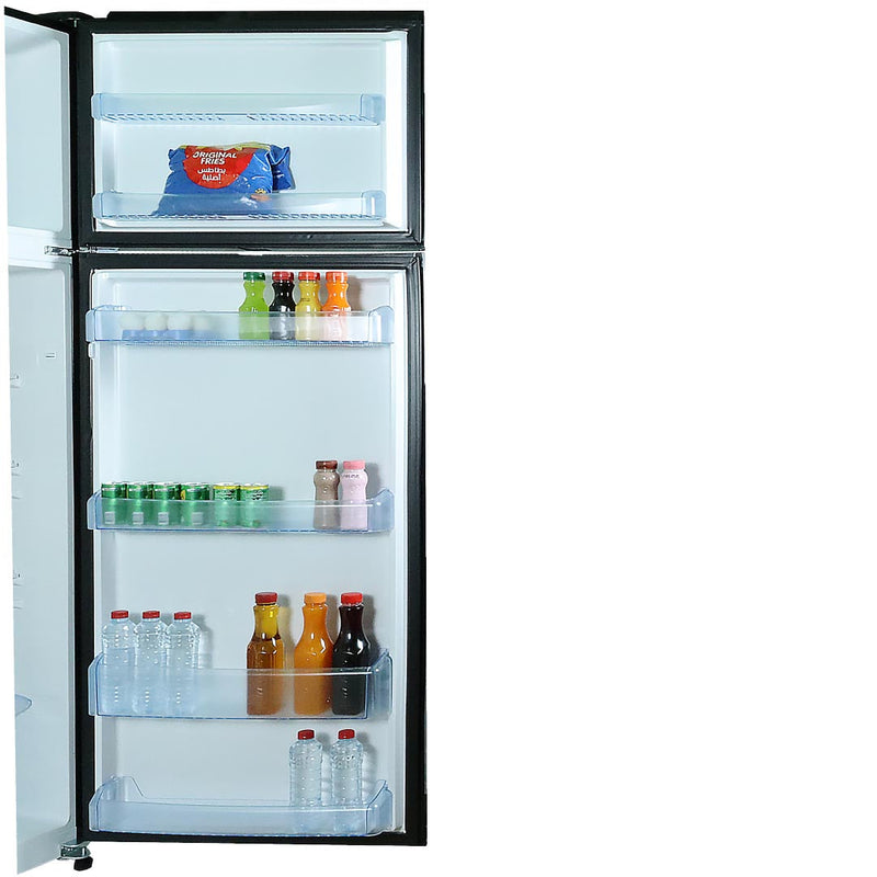 Nobel Refrigerator Double Door Glass Black 498 Ltrs No Frost NR500NF