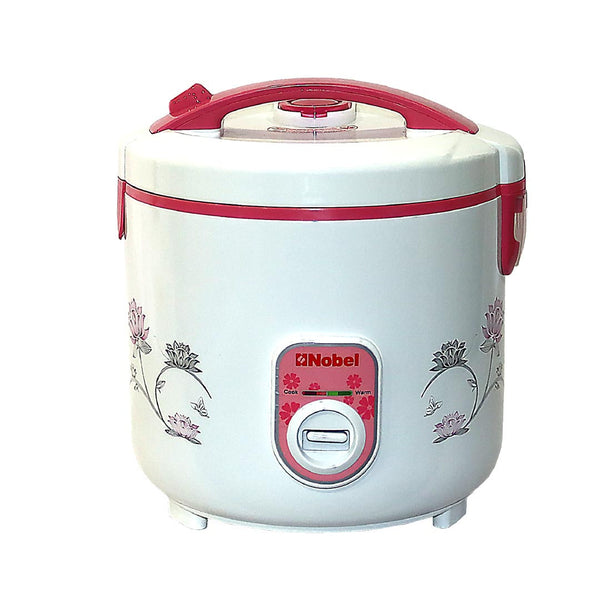 Nobel Rice Cooker White 2.5 Litres Plastic Body NRC25