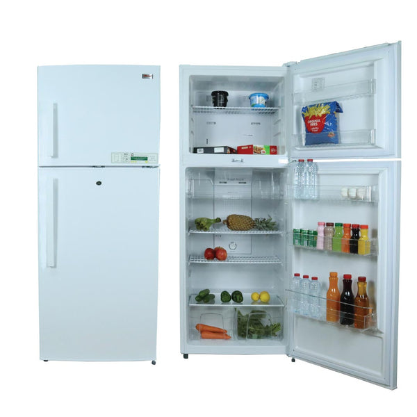 Nobel Refrigerator 420 Liter Double Door White Model - NRF490