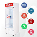 NOBEL Upright Chiller - Single Door White 300 Litres Single Door NSF325