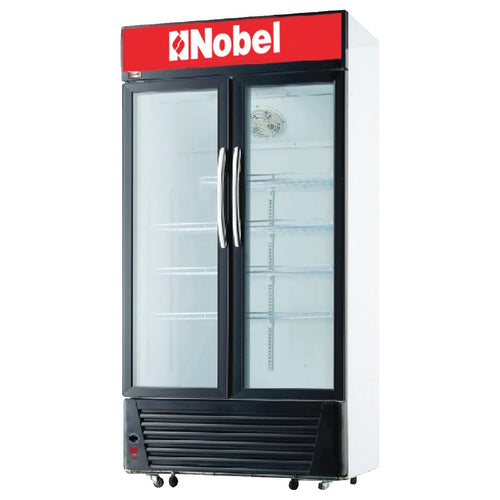 NOBEL 650 Liters Showcase Chiller Double Door - NSF650