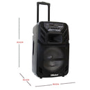NOBEL Trolley Bluetooth Speaker Black 80W RMS NSP111T