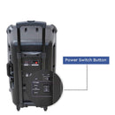 NOBEL Trolley Bluetooth Speaker Black 120W RMS NSP222T