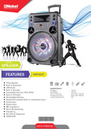 NOBEL Trolley Bluetooth Speaker Black 120W RMS NSP222T