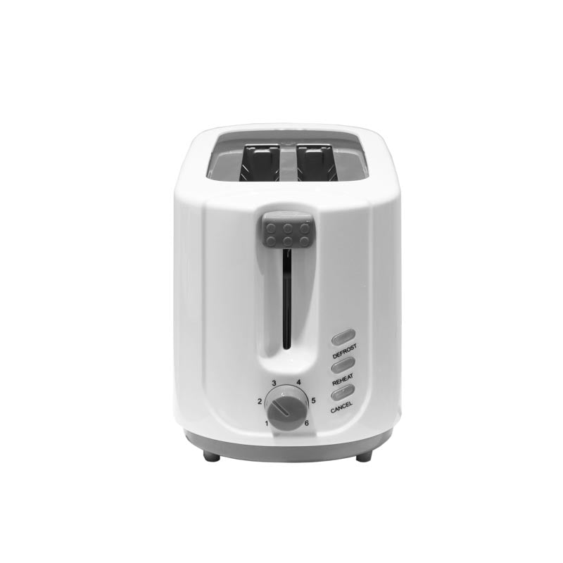 Nobel Toaster White 2 Slice 750W Plastic Body Adjustable Browning Control Auto Shutoff NST2T