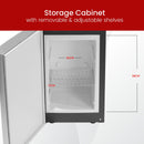 Nobel 3 Tap Top Load Water Dispenser Black and Silver NWD1607