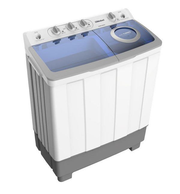 Nobel Twin Tub Semi Auto Washer White 9Kg NWM1000RH