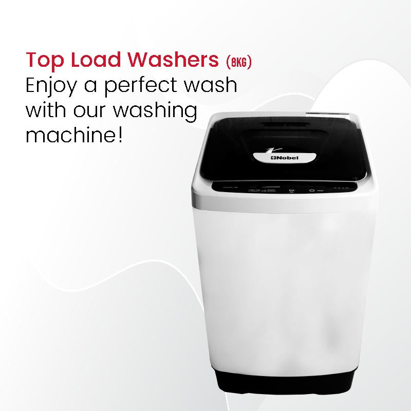 Nobel Top Load Washer Gray 4.5 KG Fully Automatic NWM550RH