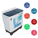 Nobel Twin Tub Semi Auto Washer White 6.5 Kgs NWM600RH