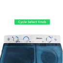 Nobel Twin Tub Semi Auto Washer White 6.5 Kgs NWM600RH