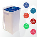 Nobel Single Tub Washing Machine 2 Number Of Wash Programs 7 kg NWM890 White