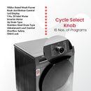 Nobel Front Load Washers Dark Silver 8Kg 1200Rpm Stainless Steel Drum Inverter Led Display NWM960RH