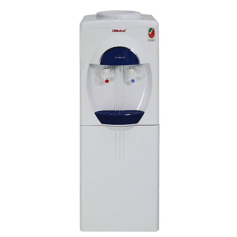 Nobel Water Dispenser Free Standing White Cabinet Hot And Cool NWD1558
