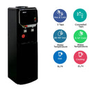 Nobel Water Dispenser Hot And Cool Black Cabinet R134A NWD702BK