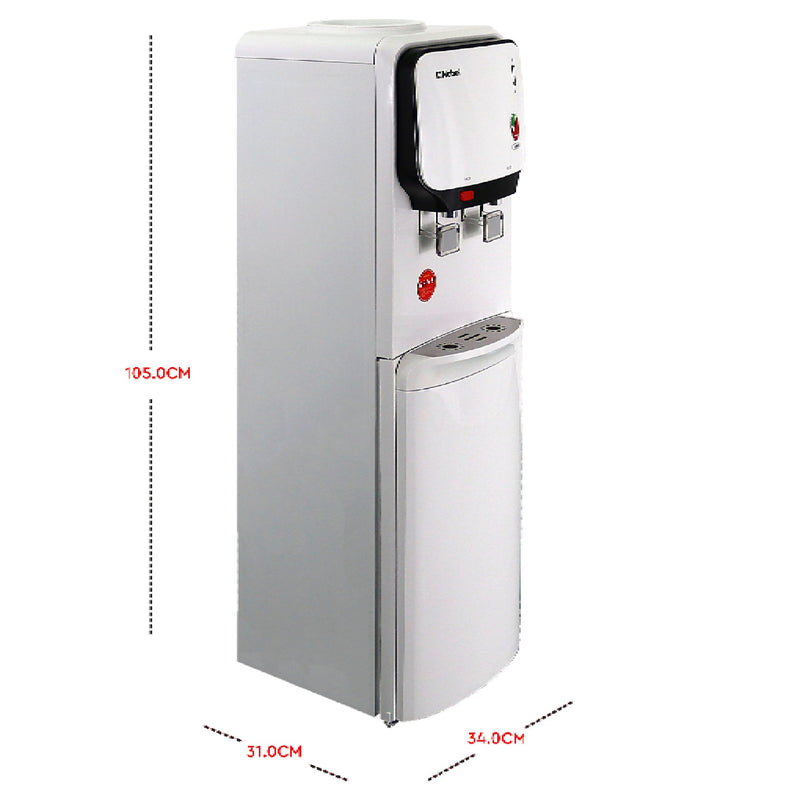 Nobel Water Dispenser Hot And Cool R134A White Color NWD701R